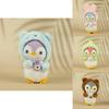 Cute 12cm Plush Penguin Doll Keychain With Charming Colors For Unique Gifts