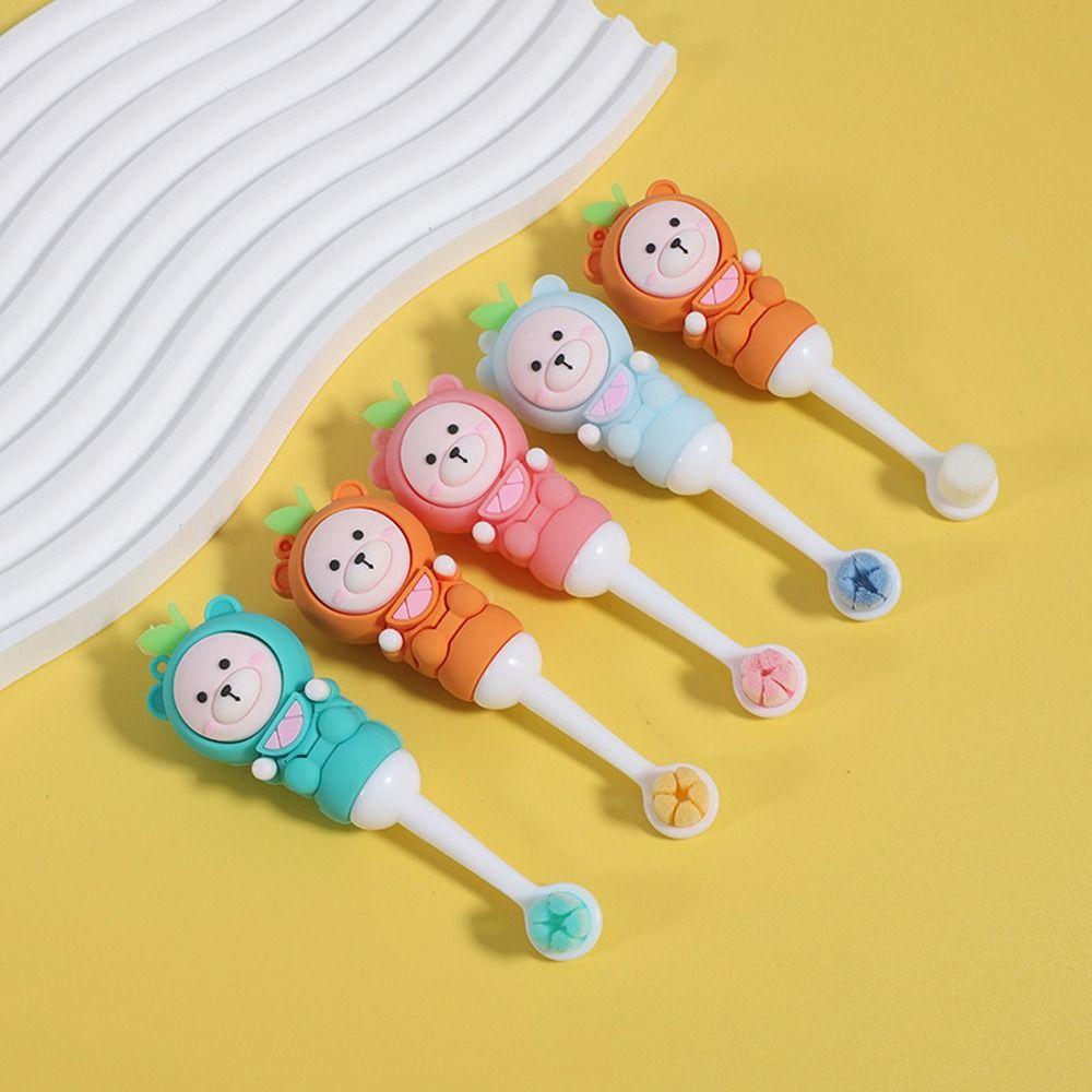 

Многоцветный медведь Детская зубная щетка Силиконовая зубная щетка Детская зубная щетка Чистящая зубная щетка