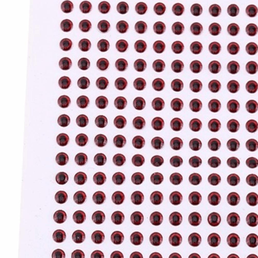 500PCS 3/4/5 Mm Fishing Lure Eye Waterproof Fake Fishing Eyes Artificial Fish Eyes  Fly Tying