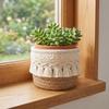 Round Tassels Storage Basket Bohemian Style Makeup Brush Storage Box Pen Holder  Office Ornament