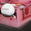 3pcs Valentine's Day Pink Romantic Goblin Print Coreless Bed Sheet Set Multi Size Bedroom Bed Cover Decoration Machine Washable