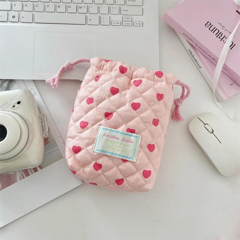 Drawstring Brush Makeup Storage Bag Women Portable Travel Portables Handbag Storage Camera Cosmetic Fall Prevention Case