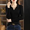 Women Sweater MODERN NEW SAGA Spring Slim Wool Sweaters Knitted Pullover Soft Warm Autumn Female Jumper Knit Top