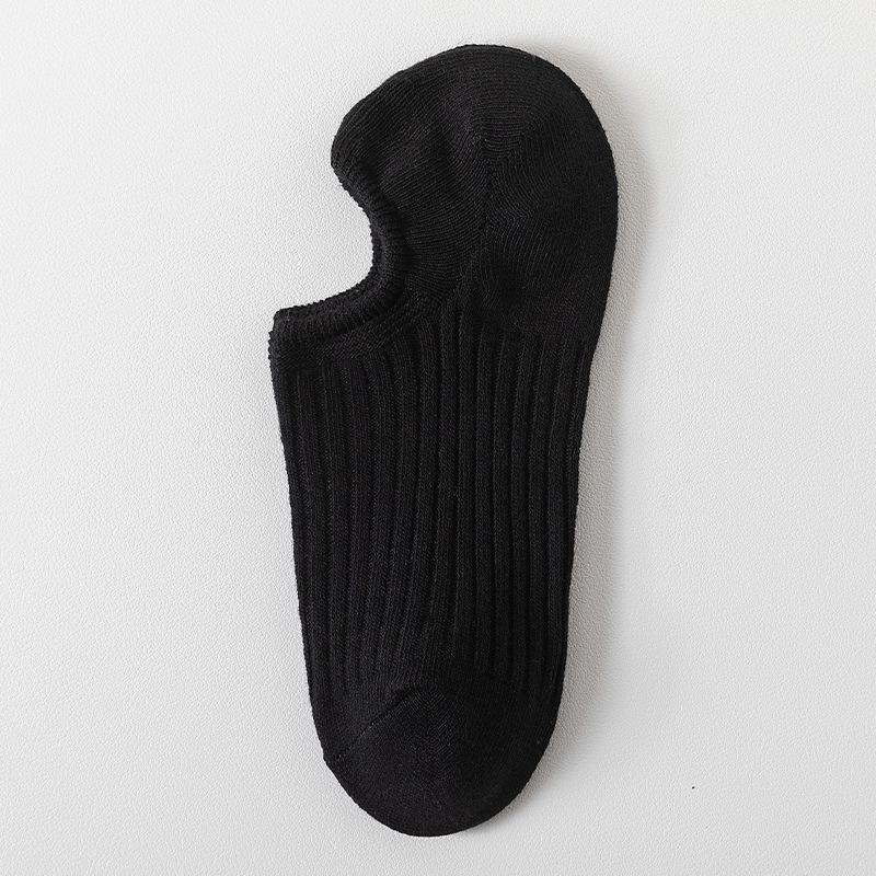 Damen Sommer Dünner Stil Einfarbig Flacher Ausschnitt Fällt Nicht Ab mit Unsichtbaren Socken