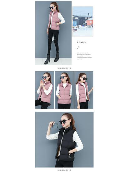 Specht Damen Fleecegefütterte Winter Baumwollweste, Warm & Verdickt, Ärmellose Kurze Jacke (Herbst/Winter 2025)