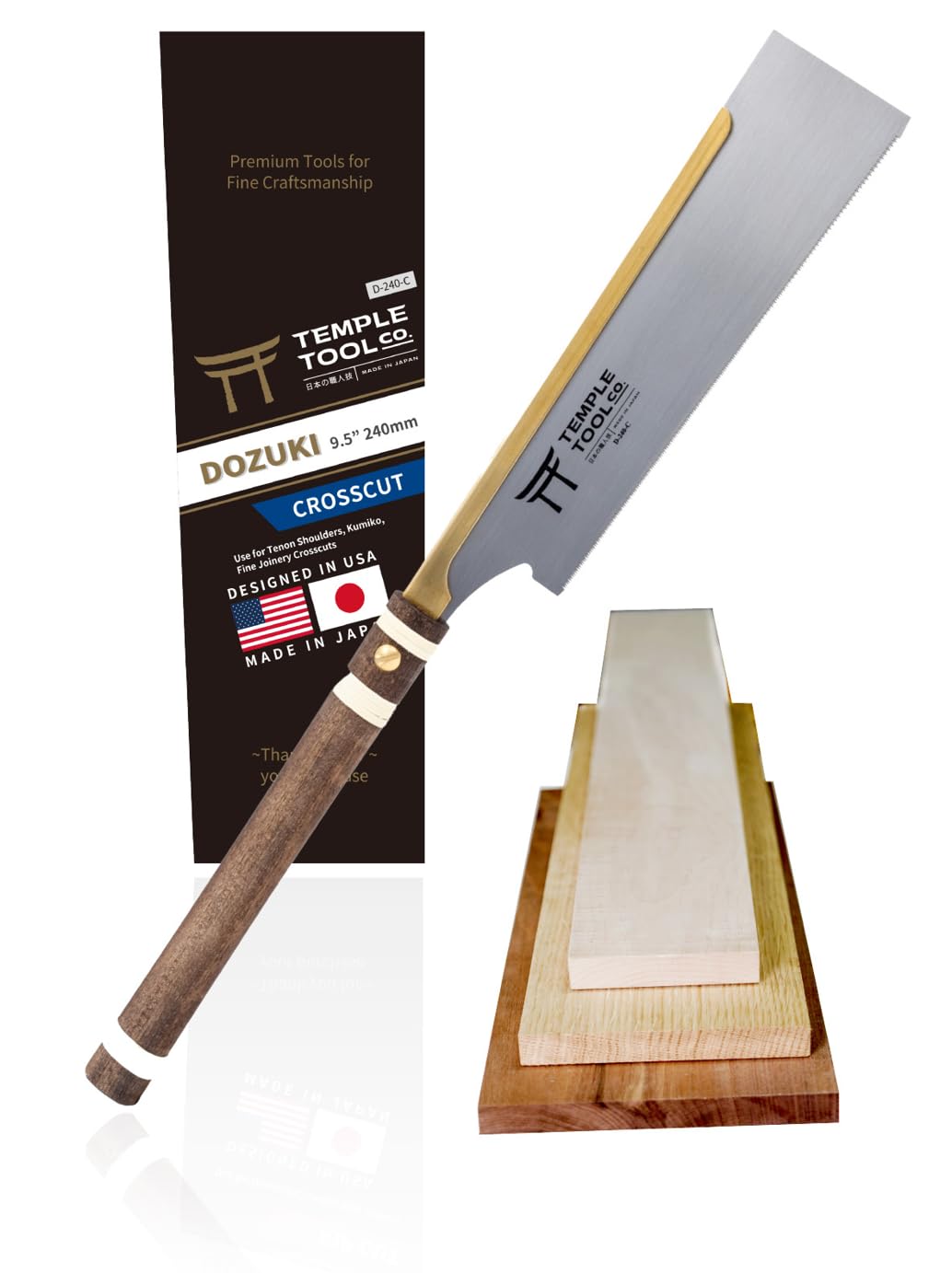 

американская пила для поперечного резания DIY Temple Tool 240 мм со сменными лезвиями [Экспертный контроль]