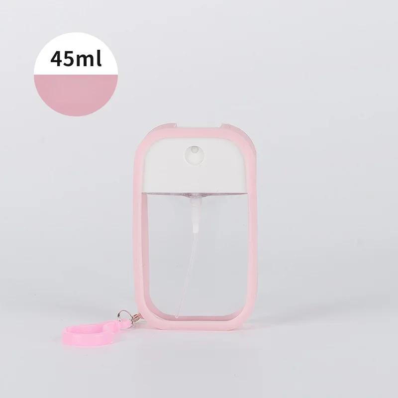 Sticle Reîncărcabile de 45 ml Sticlă Portabilă cu Pulverizator Tip Card Parfum Dezinfectant Loțiune Îmbuteliere de Călătorie Sticlă Sub-ambalare Lichid Alcool