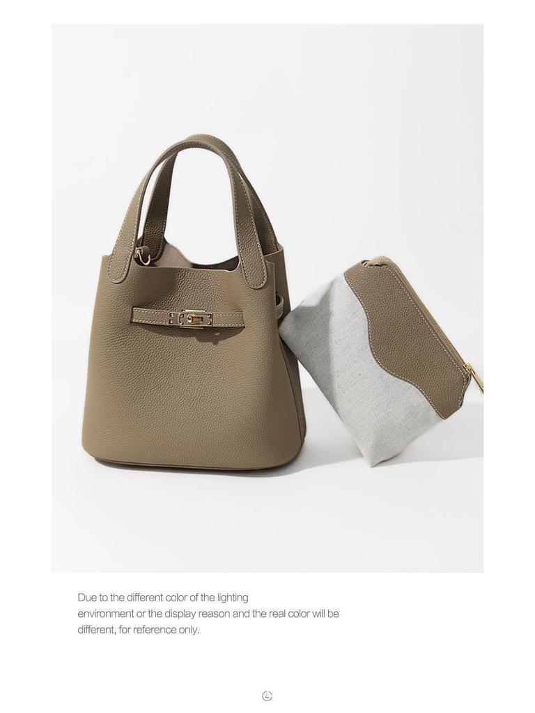 Bolsa de Hombro y Cruzada Sencilla para Mujer 2025 Verano Diseño Coreano de Nicho Bolso Cubo de Gama Alta