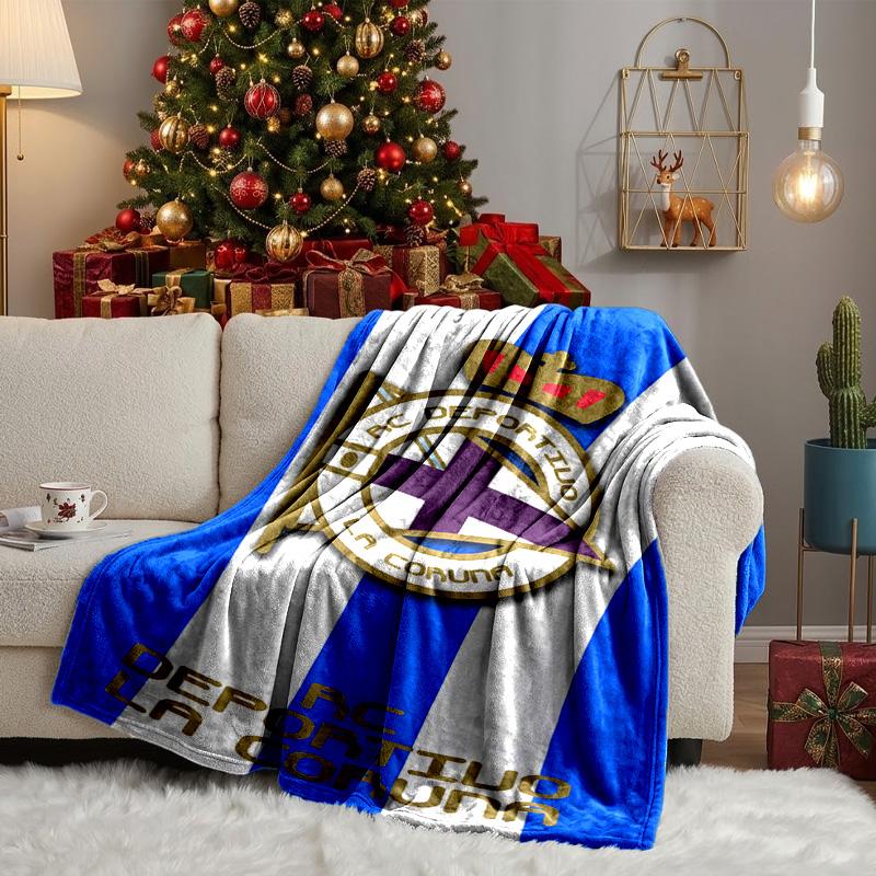 Deportivo Football Blanket Lightweight Ideal Bedding Blanket Perfect for Travel, Camping, Living Rooms, Offices, Sofas, Fan Christmas gift