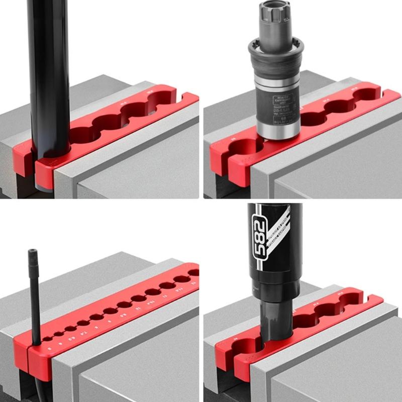 Fork Hub Pedals Repairing Clamp Bike Table Vise Clamp Multifunction Repair Tool Worktable Benches Multifunction Fixtures