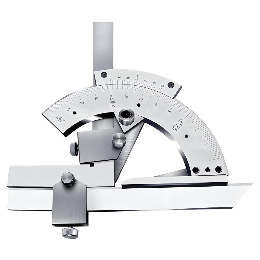 ETOPOO 0-320° Vernier Angle Protractor & Ruler