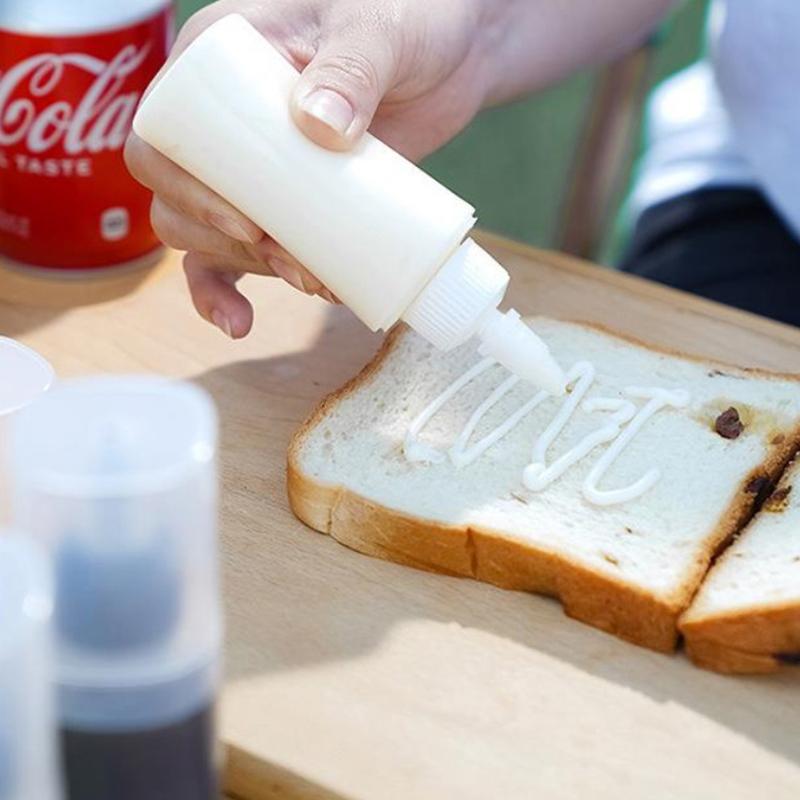 Mini Soßen-Gewürzbox Tragbare Kondiment-Quetschflasche Ölbehälter Ketchup-Senf-Spender Küche Picknick Bento Gadget