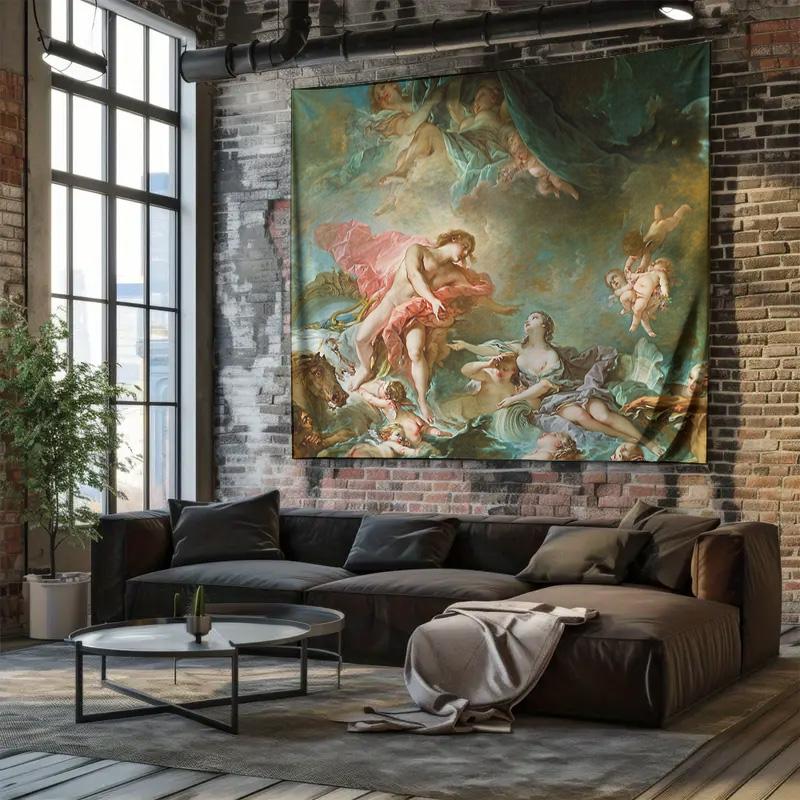Vintage Tapestry Wall Hanging Renaissance Art Biblical Scene Home Decor Bedroom Living Room Aesthetic Wall Art