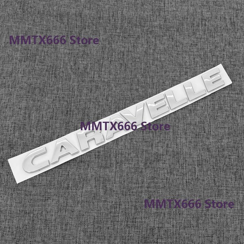 AAYO1 ABS Car Trunk Body Letters Words Logo Badge CARAVELLE Emblem Decals Sticker Emblem Caravelle Letter 7H9853687739 Accessories