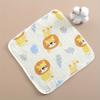5/10/20pcs All Cotton Gauze Small Towels,Four-Layer Hemmed Pure Cotton Design,Face Towel,Drool Towel, For Shower,Travel -Easter,