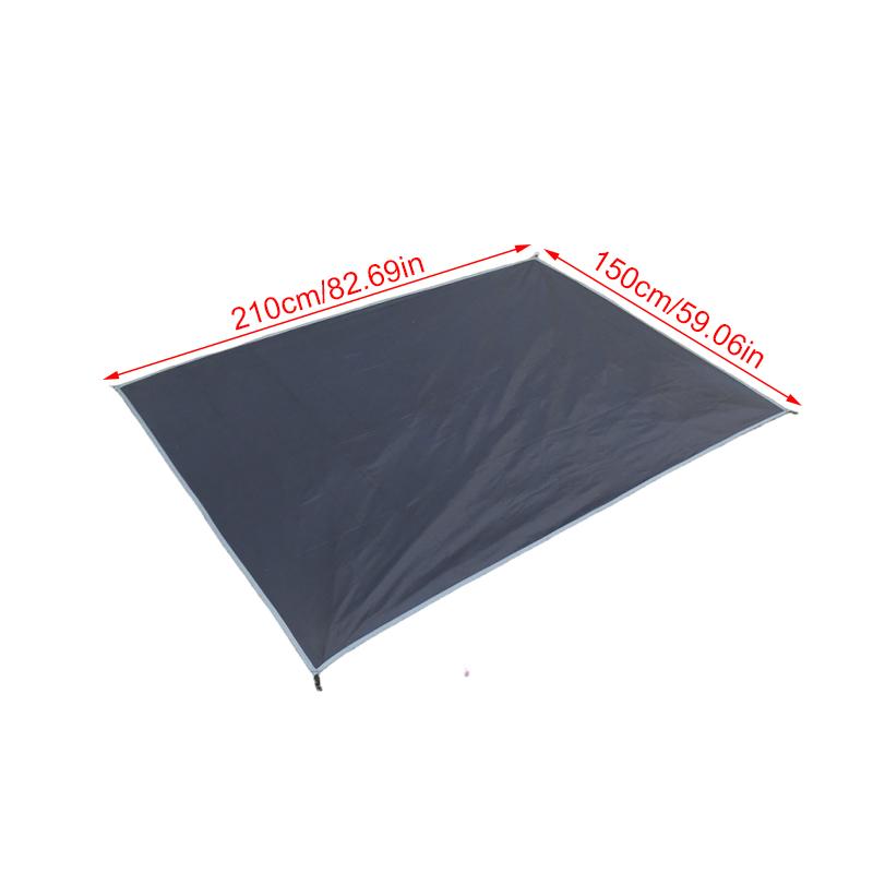 Tent Footprint Pocket Picnic Mat With Windproof Stakes Camping Portable Folding Waterproof Tent Ground Sheet Travel Beach Mat