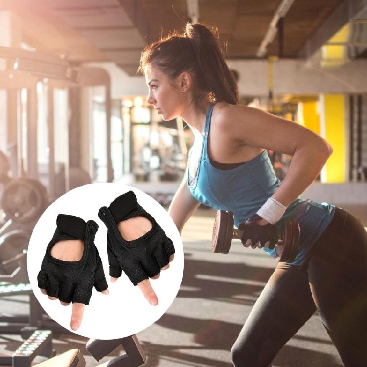 2 Stück Aufbau Training Sport Übung Radhandschuh Stoßgedämpfter Hantelhandschuh für verschiedene Sportarten