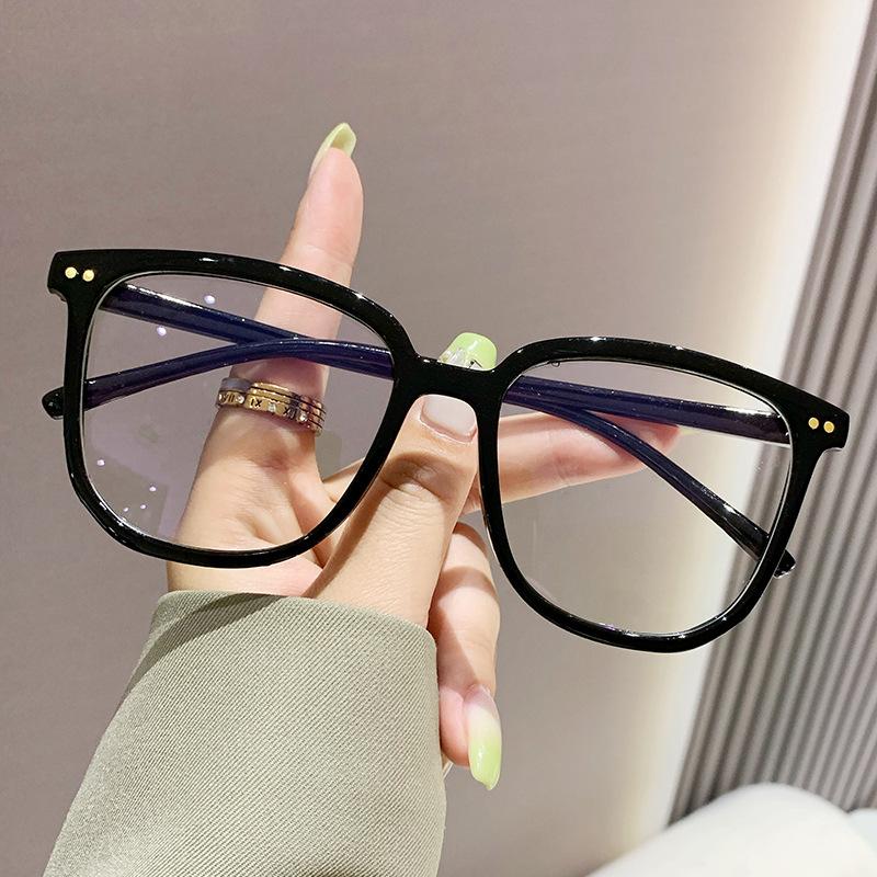 Women Trendy Popular Myopia Glasses New Square Frame Clear Short Sighted Eyeglasses Men Vintage Prescription Eyewear 0-1.0-4.0
