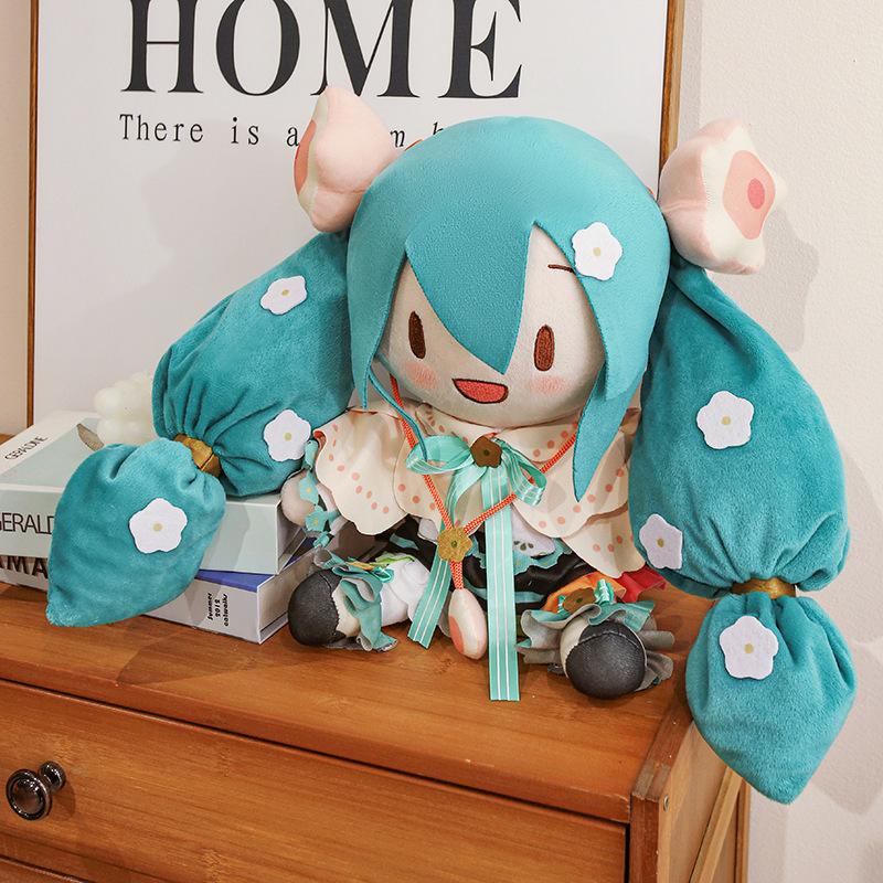 New Original Anime Sega Vocaloid Hatsune Miku Plush Toys Flower Miku Fufu 32\50cm Cartoon Collection Girl Boys Gifts Toys