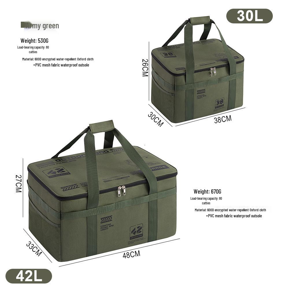 Camping Gear & Cookware Outdoor Storage Bag - Large Capacity Wilderness Tactical Box