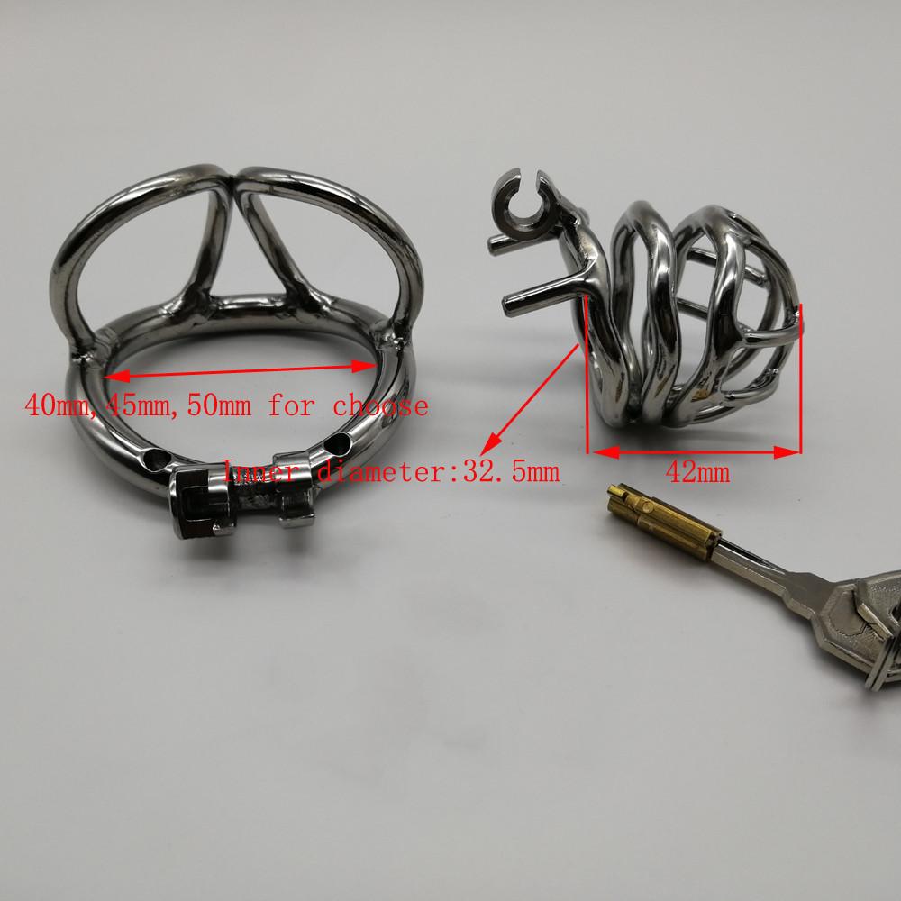 Prévenir les relations sexuelles extraconjugales, Cage à coq, dispositif de chasteté masculine en acier inoxydable, serrure à pénis, anneau pénien, ceinture de chasteté, jouet sexuel, M128