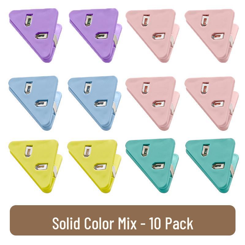 Multifunctional Transparent Triangle Clip Folder for Storage & Test Papers