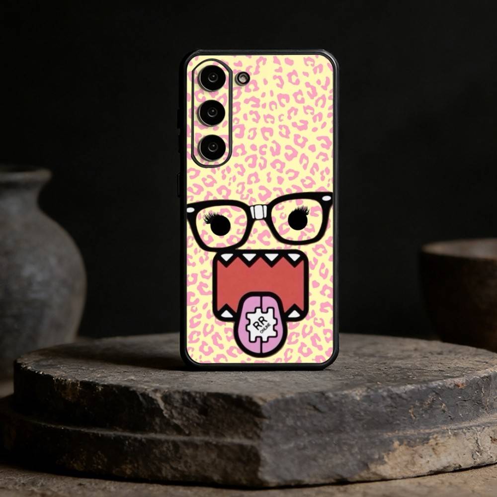 Cute Domo-kun Phone Case Phone Case For Samsung Galaxy A20,21s,22,31,32,52,53,72,73,80,91 Soft Black Shell Samsung a52