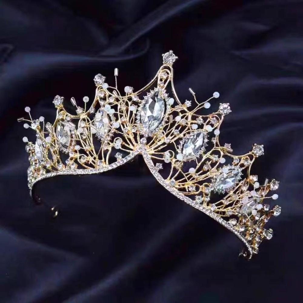 Elegant Princess Crowns Luxury Design Rhinestone Diadem Bridal Tiaras  Wedding Ceremony