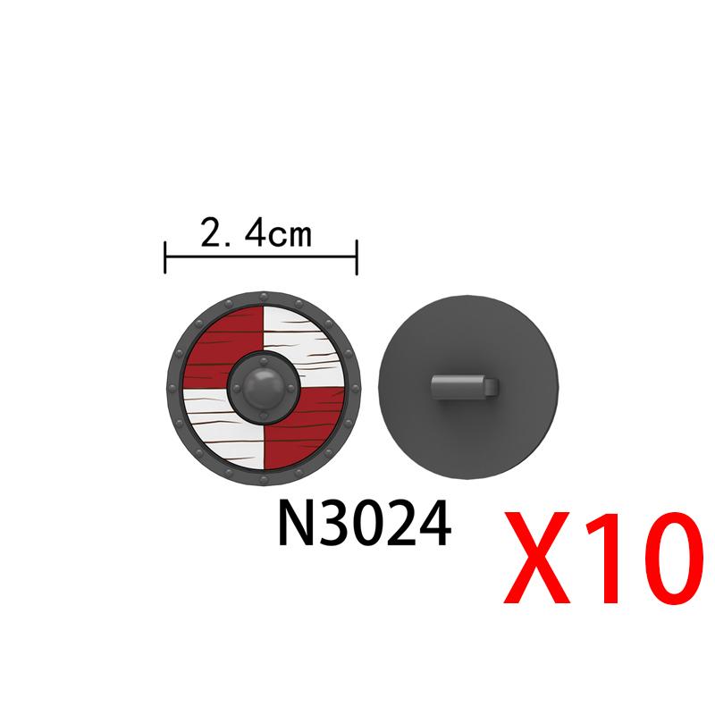 Mittelalterliche Militärburg Ritter Bausteine Reitpferd Wolf Bär Elefant Tier Weste Waffe Fahne Sattel Spielzeug Ziegelstein Geschenk A06