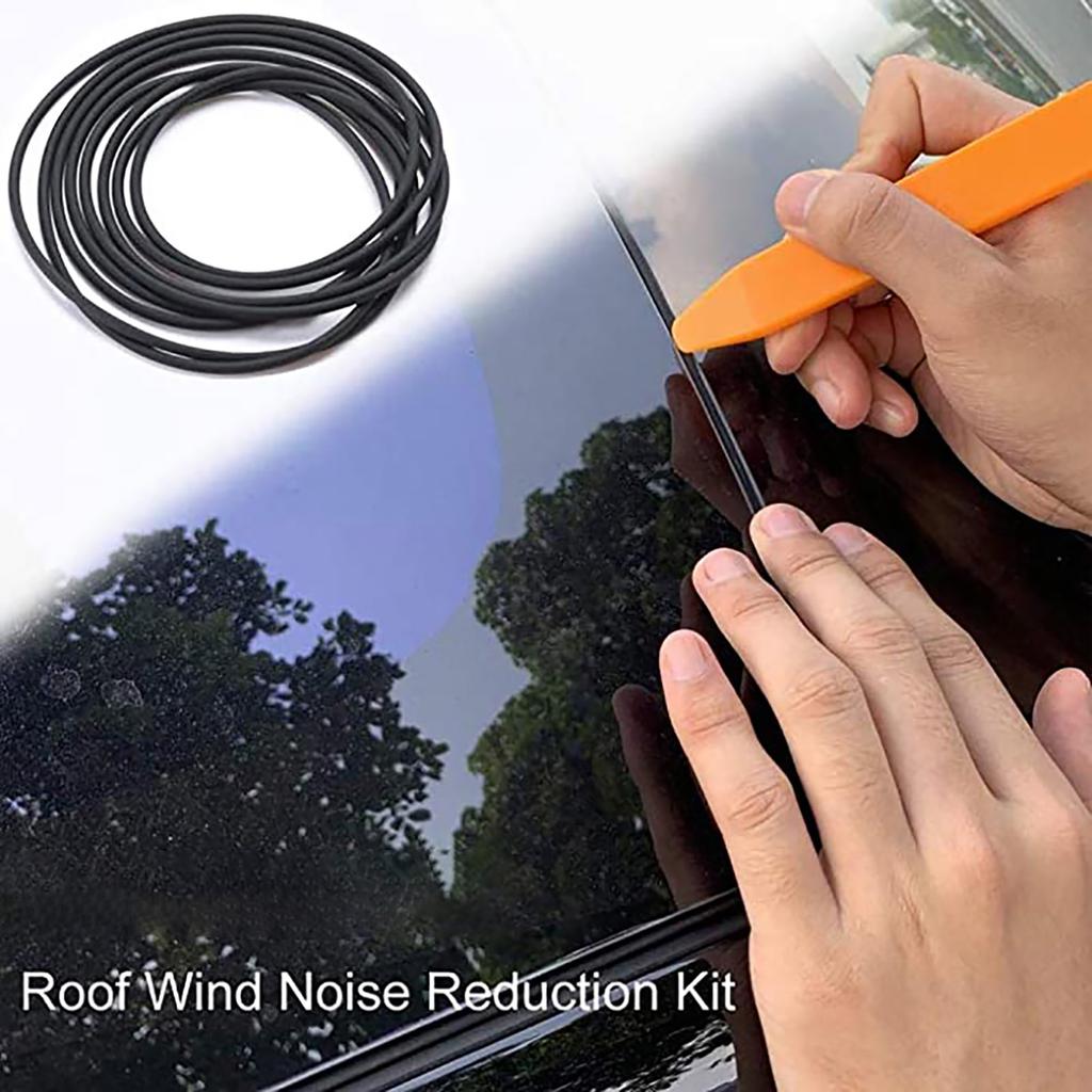 Windshield Roof Wind Guard Noise Lowering Reduction  Kit Fit for Tesla Model 3