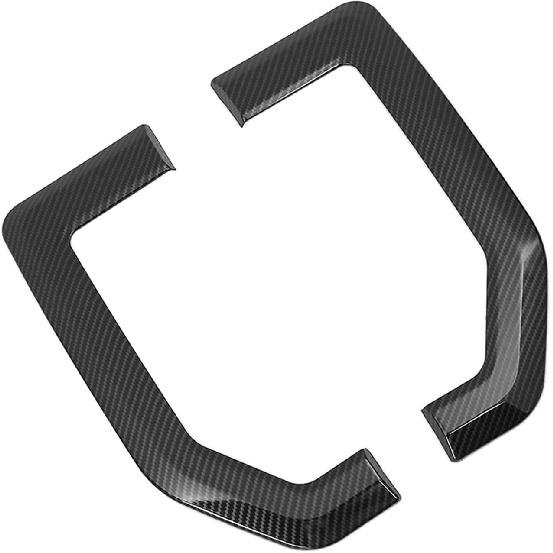 Fender Emblems Trim Compatible with Ford F250 F350 F450 2015 2016 2017 2018 2019 2020 Fender Vents Side Vent Cover Black Carbon Fiber Look Badges