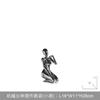 Modern Light Luxury Electroplated Empty Mountain Base Goddess Art Ornament Living Room Model Room TV Cabinet Entrance Home