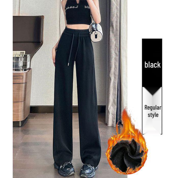 Women's Seasonal Petite Straight-Leg Sweatpants, Banana & Wide-Leg Styles for Spring, Autumn & Winter 2025