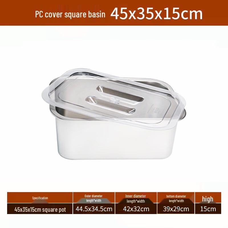 Stainless Steel Food Container with Transparent Lid