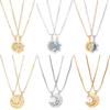 Sun and Moon Magnetic Couple Necklace - Clavicle Chain for Valentine's Day