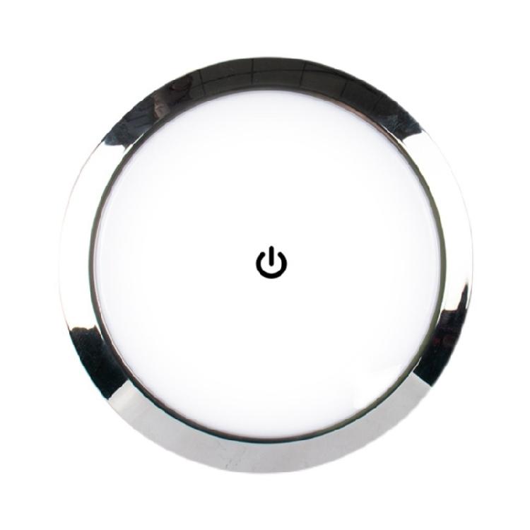 10W Car Interior Led Light Round Lamp with Switch for Campers Boats Indoor Light