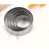 6Pcs/Set DIY Cake Ring Mold Stainless Steel Cookie Mousse Cuttur New Cake Gum Paste Mould