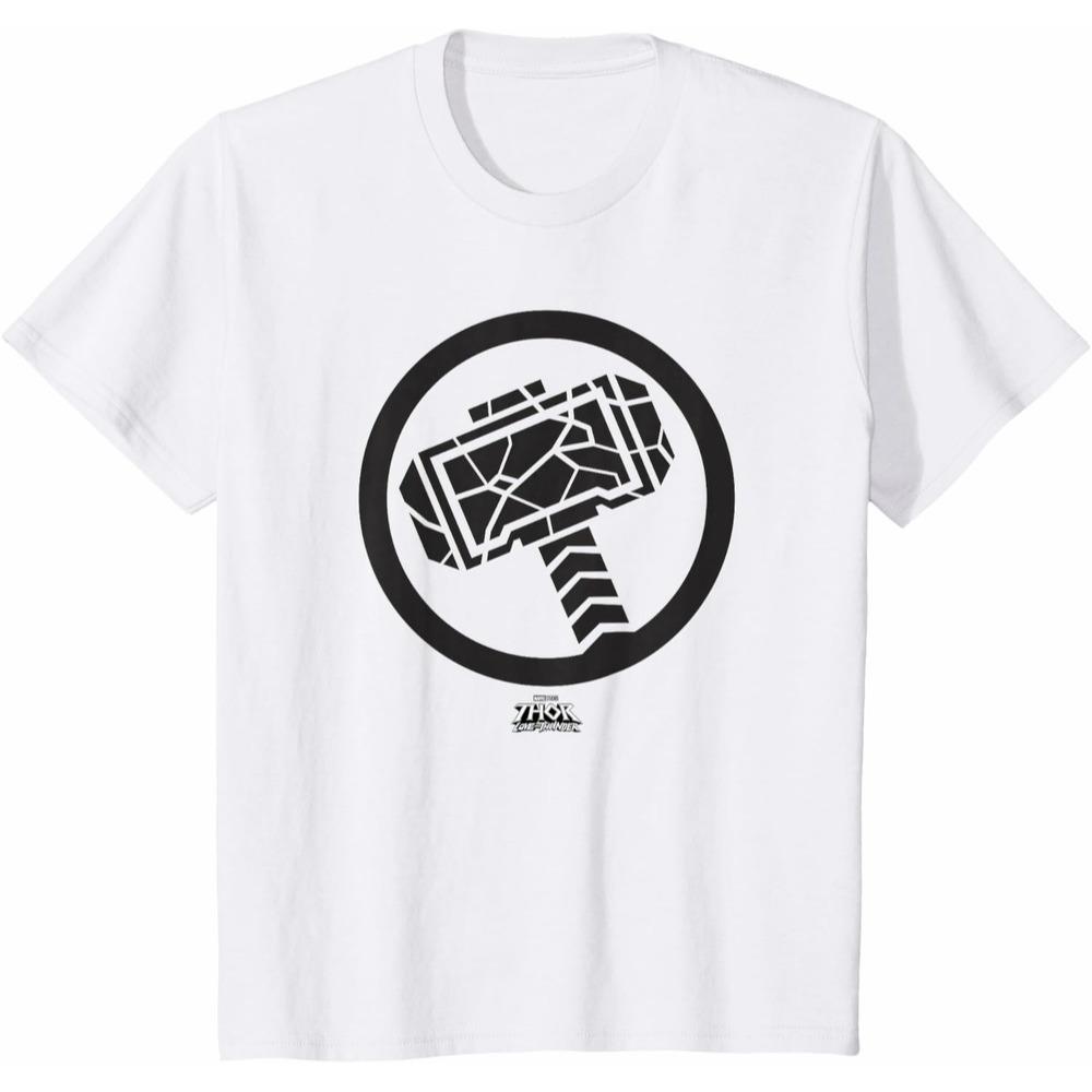 

Thor Mjolnir Marvel TShirt Unisex Short Sleeve Heavyweight Cotton Classic Fit Crew Neck Collection Top for Adult Collectors XL
