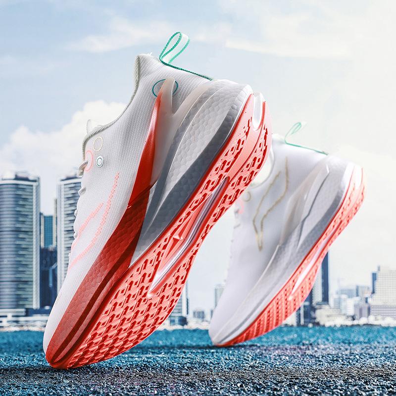 New Men's Shoes Running Shoes Summer Breathable Racing Sports Shoes Male and Adolescent Shock-absorbing Running Shoes