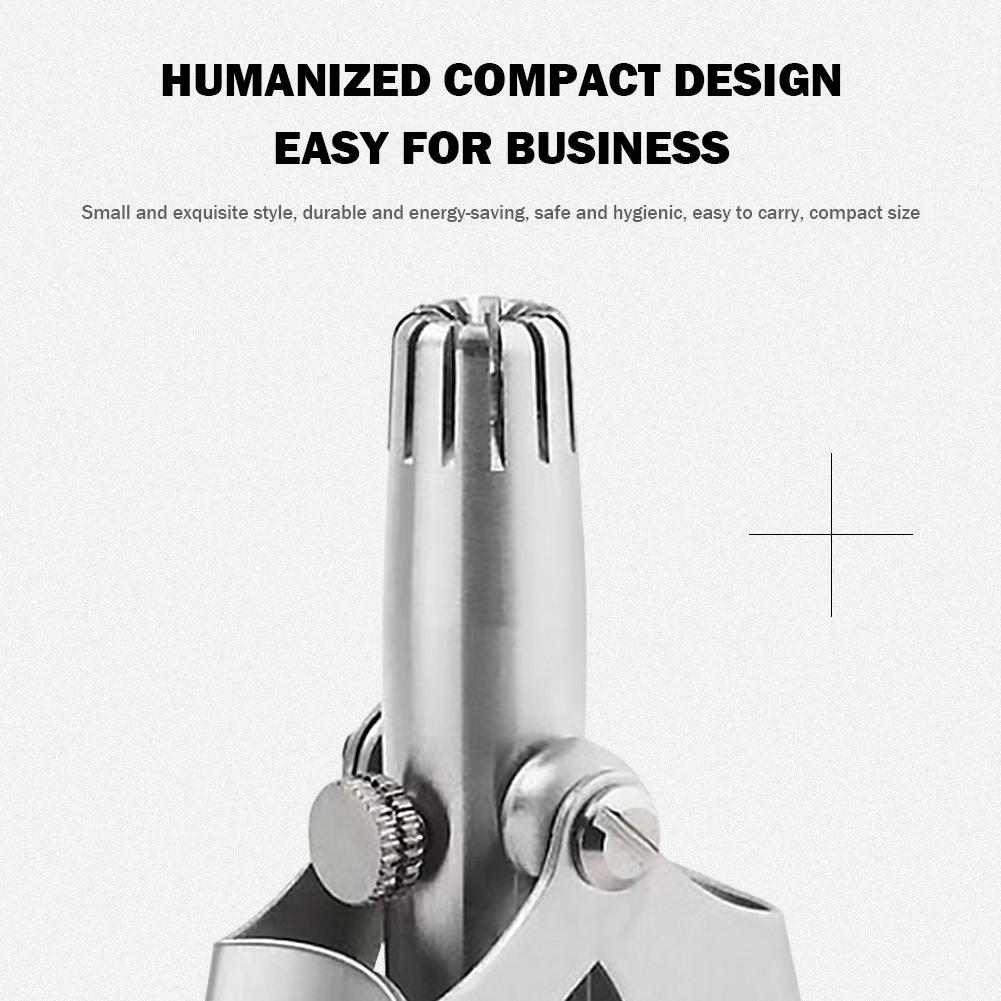 Convenient Portable Washable Nose Hair Trimmer Multi-functional Practical Ear Hair Razor Manual Cutter Nasal Shaver