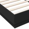 Bed Frame Black 75 x 190 cm Particleboard