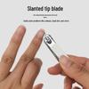 Scharfe Karbonstahl-Nagelknipser für dicke und harte Nägel - Tragbares Maniküre-Werkzeug für die häusliche Nagelpflege