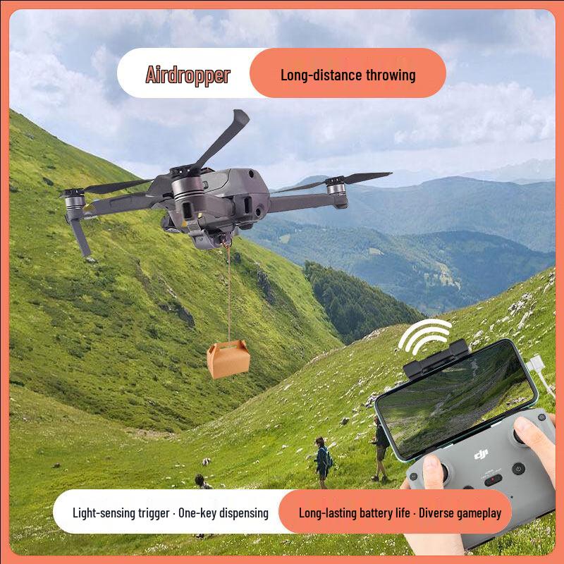 DJI Mavic Drone Light-Activated Payload Release System