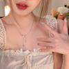 Super Fairy Temperament Butterfly Fringed Necklace Women Light Luxury Niche High Sense Exquisite Versatile Clavicle Neck Chain