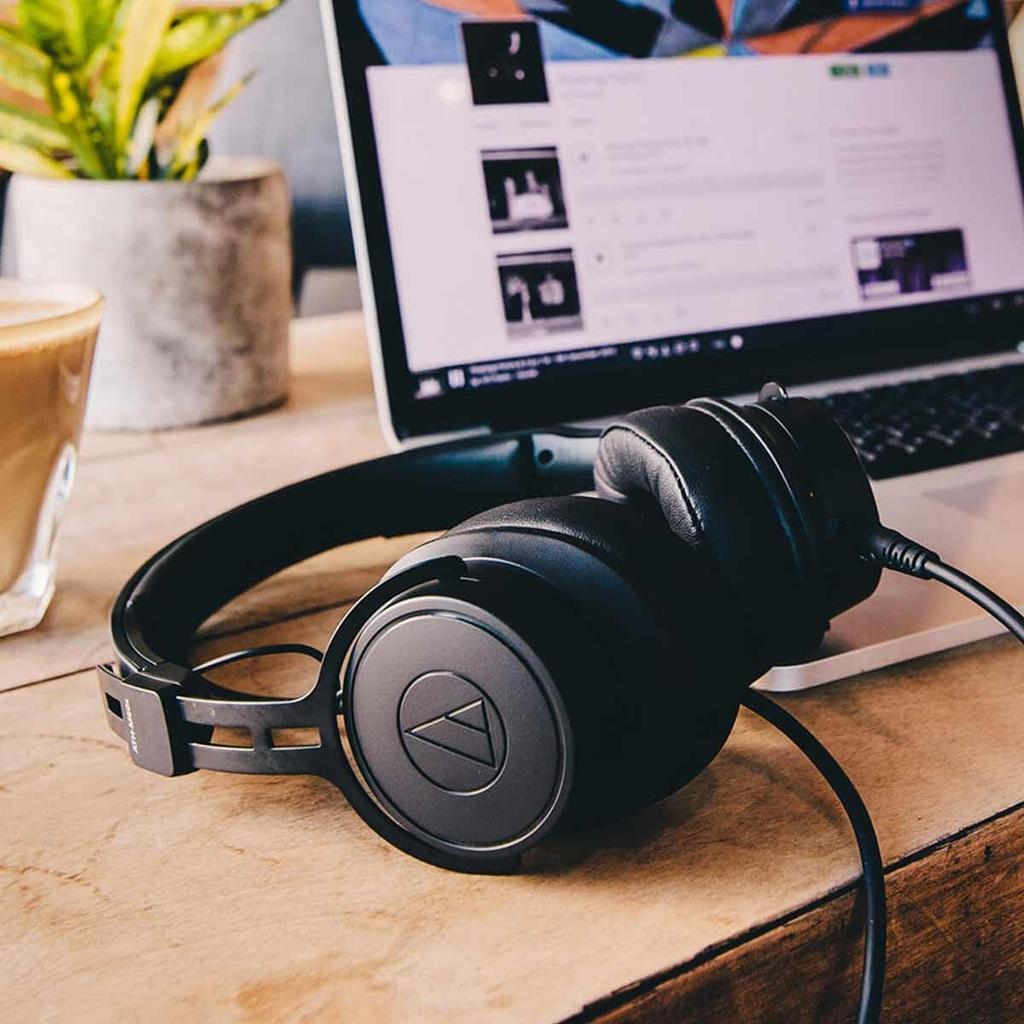 Audio-Technica ATH-M60xa Wired Studio On-Ear Monitor Headphones for Recording, Mixing, DJing, Track Making, and DTM