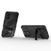 For iPhone 17 Case PC+TPU Shockproof Phone Cover with Kickstand