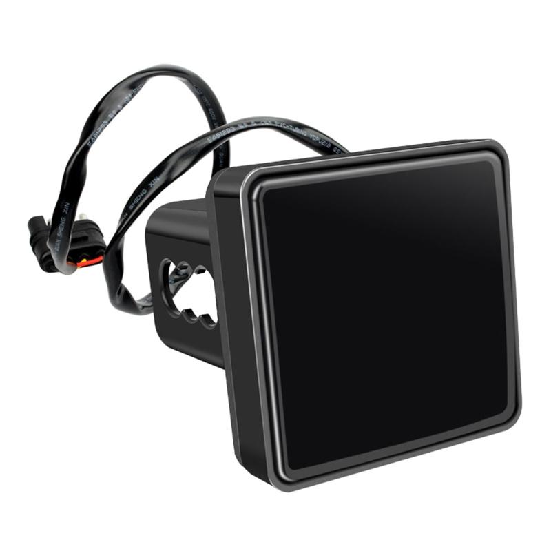 Square Red LED Tail Surface Mount Grommets Plugs Waterproof  Stop Brake Turn Trailer Lights for RV Truck