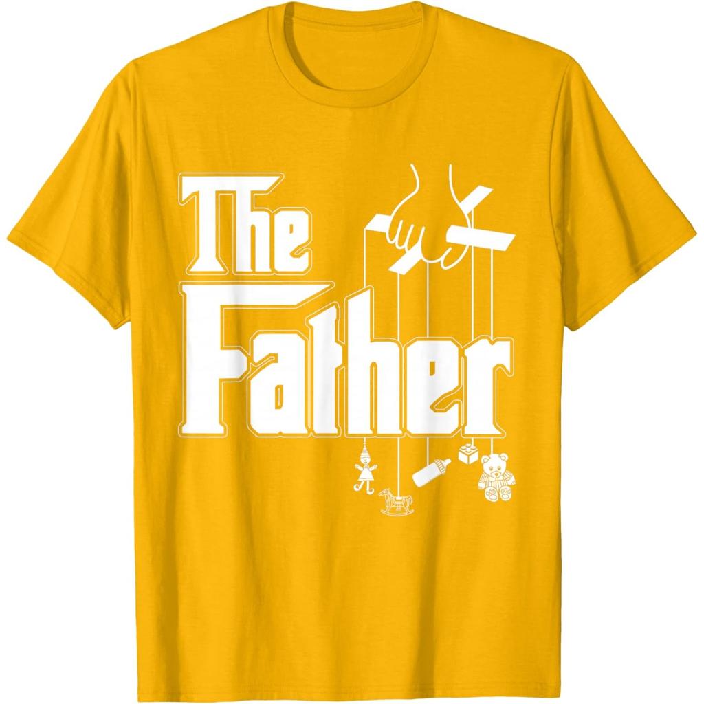 The Father Puppet Design Graphic Tee Unisex's Short Sleeve Casual Cotton T-Shirt
