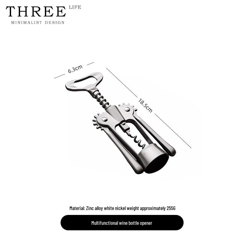 Tlife Lever Bottle Opener: Multifunctional Corkscrew for Red Wine.