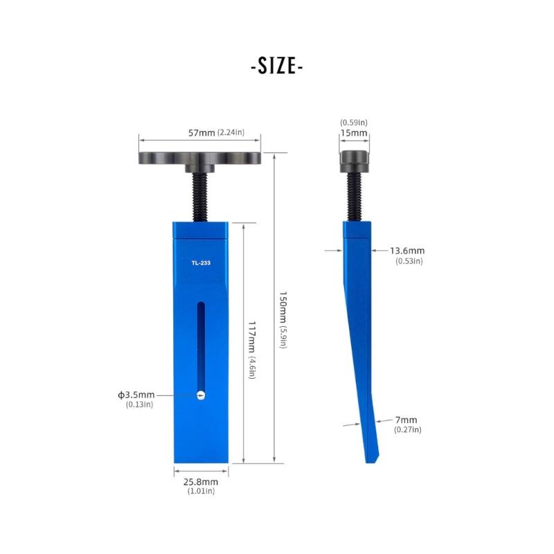 Fahrräder Kolbenrücksetzwerkzeug Fahrrad Bremssattel Kolbenpresswerkzeug Hydraulischer Scheibenbremssattel Fahrräder Reparaturwerkzeug Einfach zu bedienen
